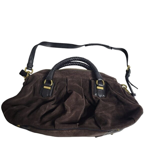 Banana Republic 100% Leather Suede Shoulder Bag OS - Picture 2 of 16